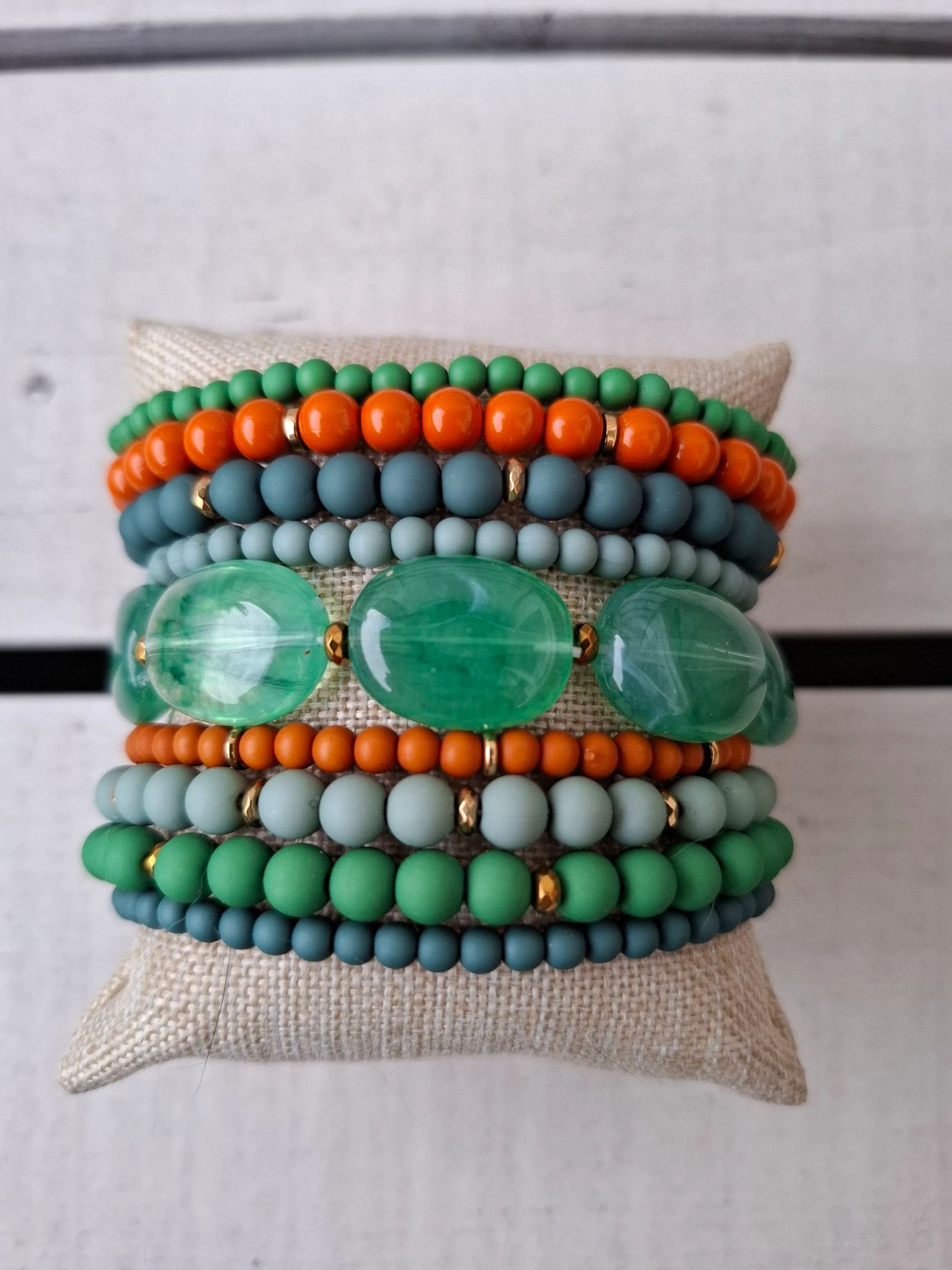 Armbandenset groen /bracelets